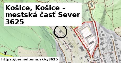 Košice, Košice - mestská časť Sever <span class="supisne">3625</span>