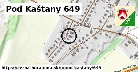 Pod Kaštany 649, Černá Hora