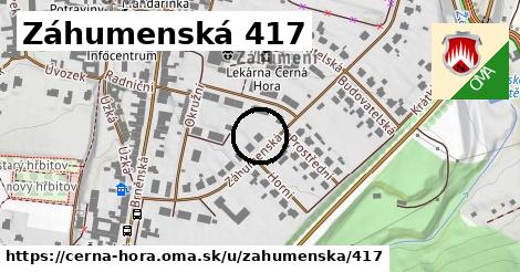 Záhumenská 417, Černá Hora