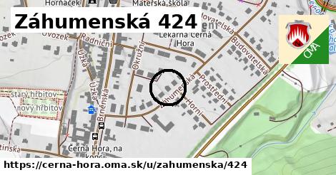 Záhumenská 424, Černá Hora