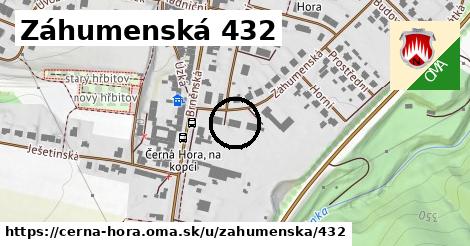 Záhumenská 432, Černá Hora