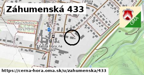 Záhumenská 433, Černá Hora