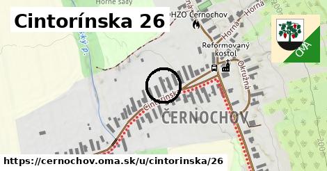 Cintorínska 26, Černochov