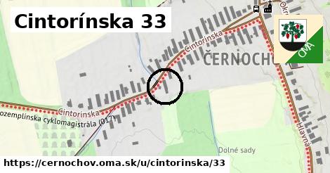 Cintorínska 33, Černochov