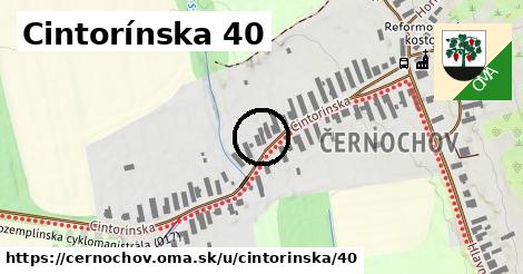 Cintorínska 40, Černochov