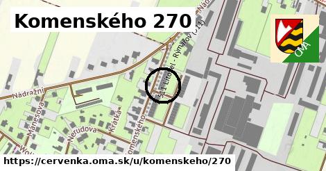 Komenského 270, Červenka