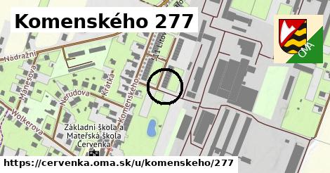 Komenského 277, Červenka