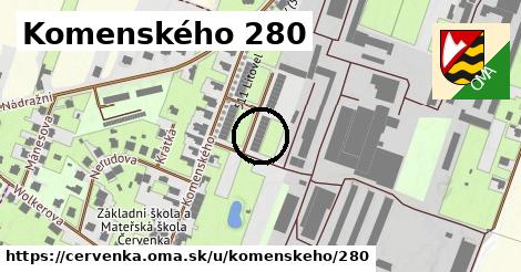 Komenského 280, Červenka