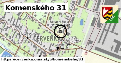 Komenského 31, Červenka