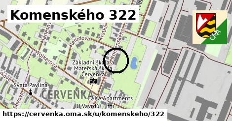 Komenského 322, Červenka