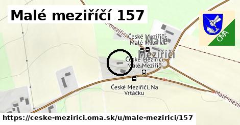 Malé meziříčí 157, České Meziříčí