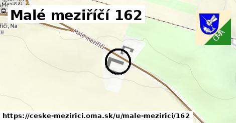 Malé meziříčí 162, České Meziříčí