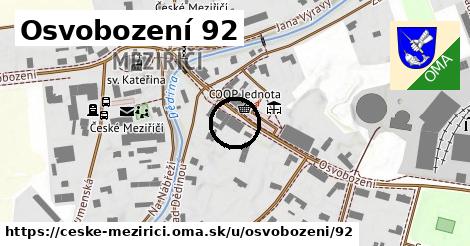 Osvobození 92, České Meziříčí