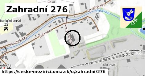 Zahradní 276, České Meziříčí