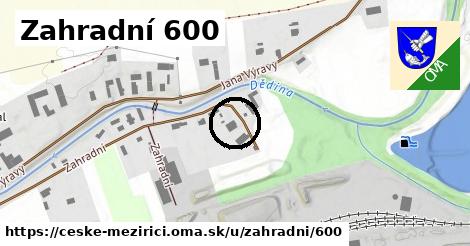 Zahradní 600, České Meziříčí