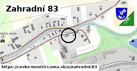 Zahradní 83, České Meziříčí