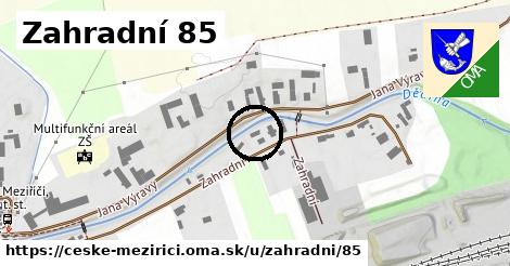 Zahradní 85, České Meziříčí