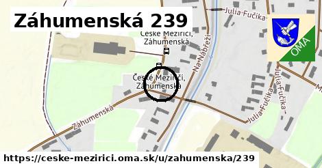 Záhumenská 239, České Meziříčí