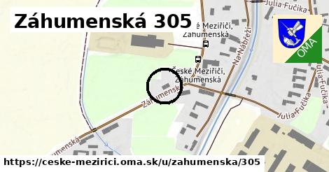 Záhumenská 305, České Meziříčí