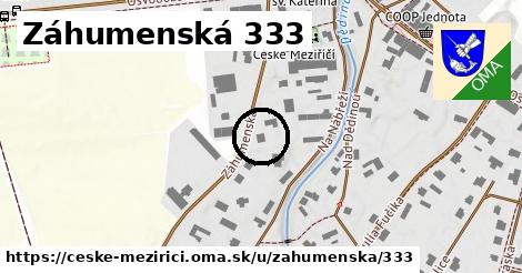 Záhumenská 333, České Meziříčí
