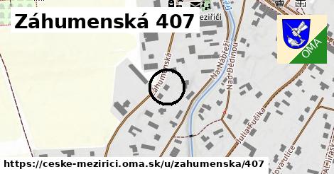 Záhumenská 407, České Meziříčí