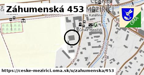 Záhumenská 453, České Meziříčí