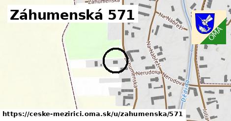 Záhumenská 571, České Meziříčí