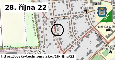 28. října 22, Český Těšín