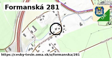 Formanská 281, Český Těšín