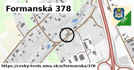 Formanská 378, Český Těšín