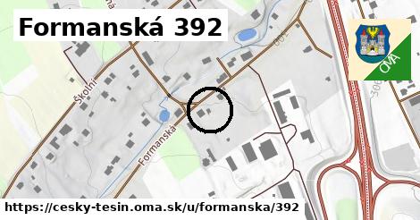 Formanská 392, Český Těšín