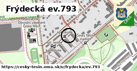 Frýdecká ev.793, Český Těšín