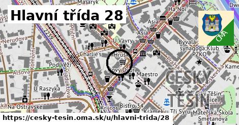 Hlavní třída 28, Český Těšín