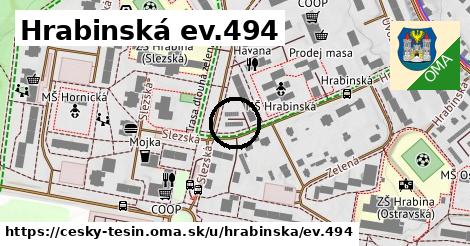 Hrabinská ev.494, Český Těšín
