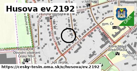 Husova ev.2192, Český Těšín