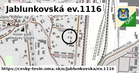 Jablunkovská ev.1116, Český Těšín