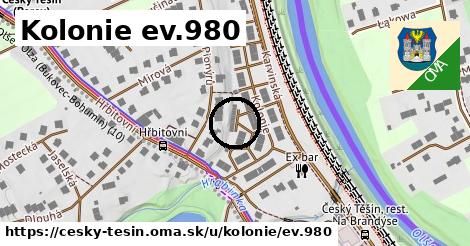 Kolonie ev.980, Český Těšín