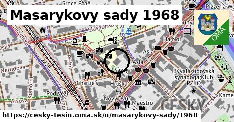 Masarykovy sady 1968, Český Těšín