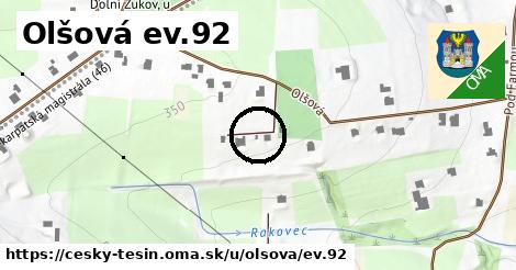 Olšová ev.92, Český Těšín