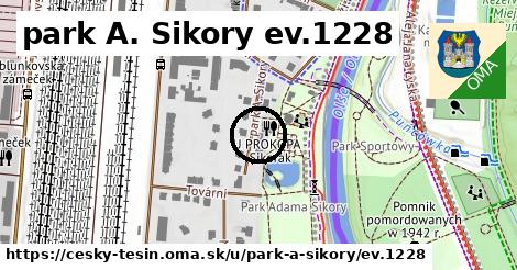park A. Sikory ev.1228, Český Těšín