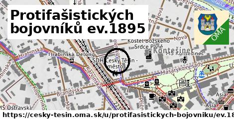 Protifašistických bojovníků ev.1895, Český Těšín