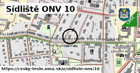 Sídliště ONV 10, Český Těšín