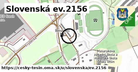 Slovenská ev.2156, Český Těšín