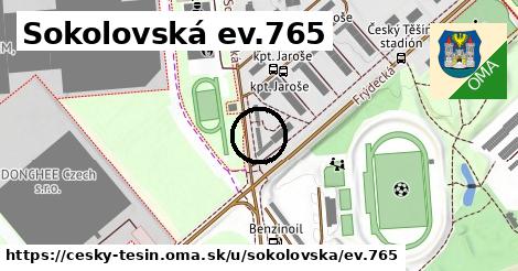 Sokolovská ev.765, Český Těšín