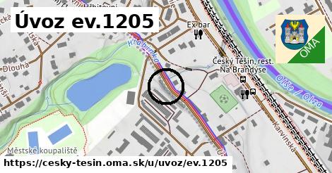 Úvoz ev.1205, Český Těšín