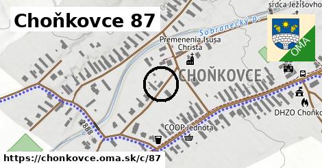 Choňkovce <span class="supisne">87</span>