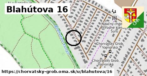 Blahútova 16, Chorvátsky Grob