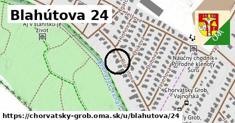 Blahútova 24, Chorvátsky Grob