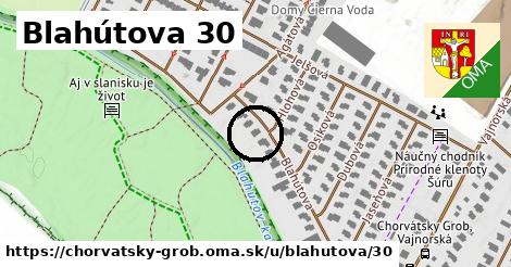 Blahútova 30, Chorvátsky Grob