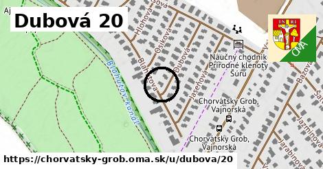 Dubová 20, Chorvátsky Grob